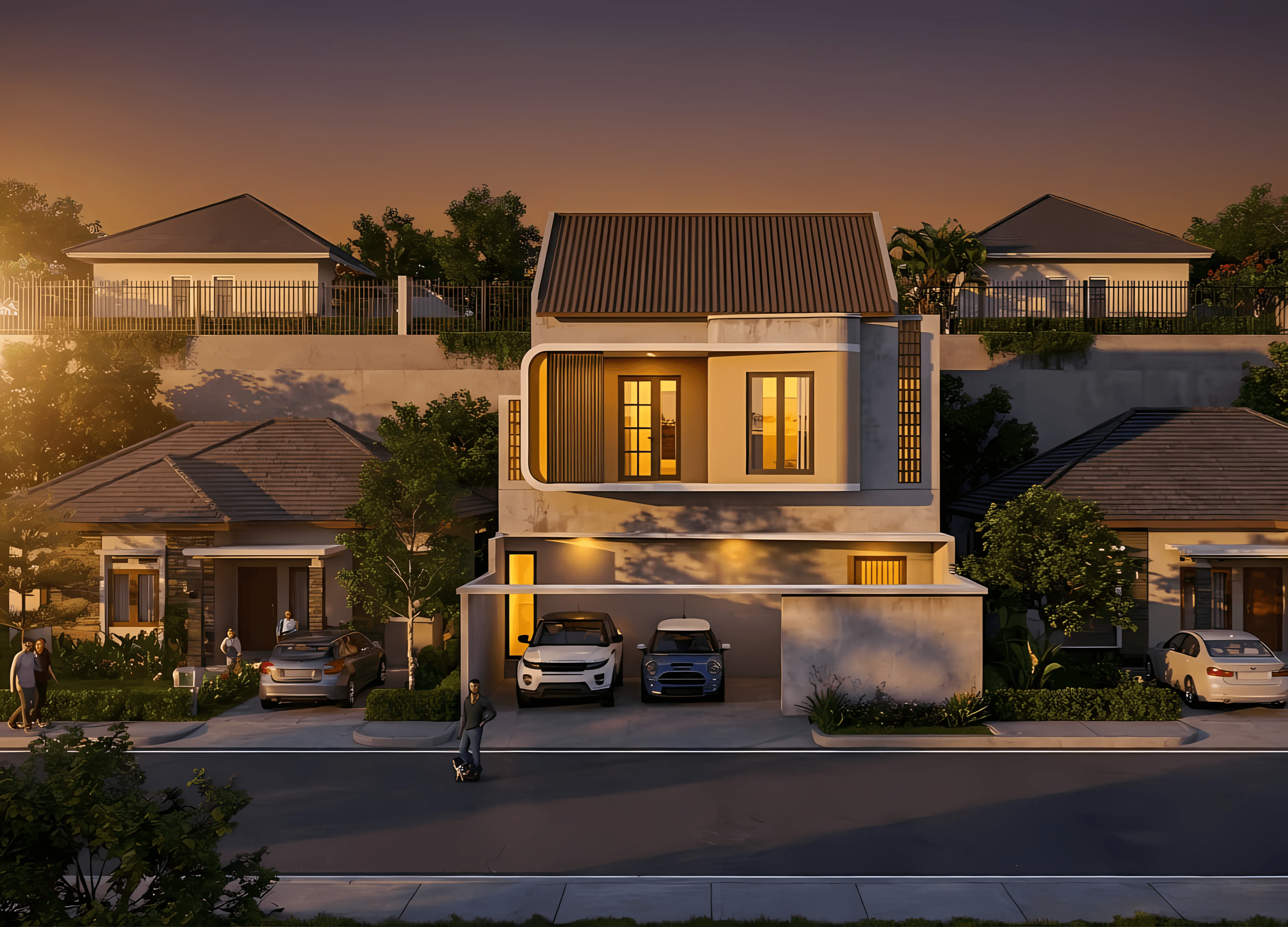Arsitektur hunian modern rancangan Ngastadalem Studio
